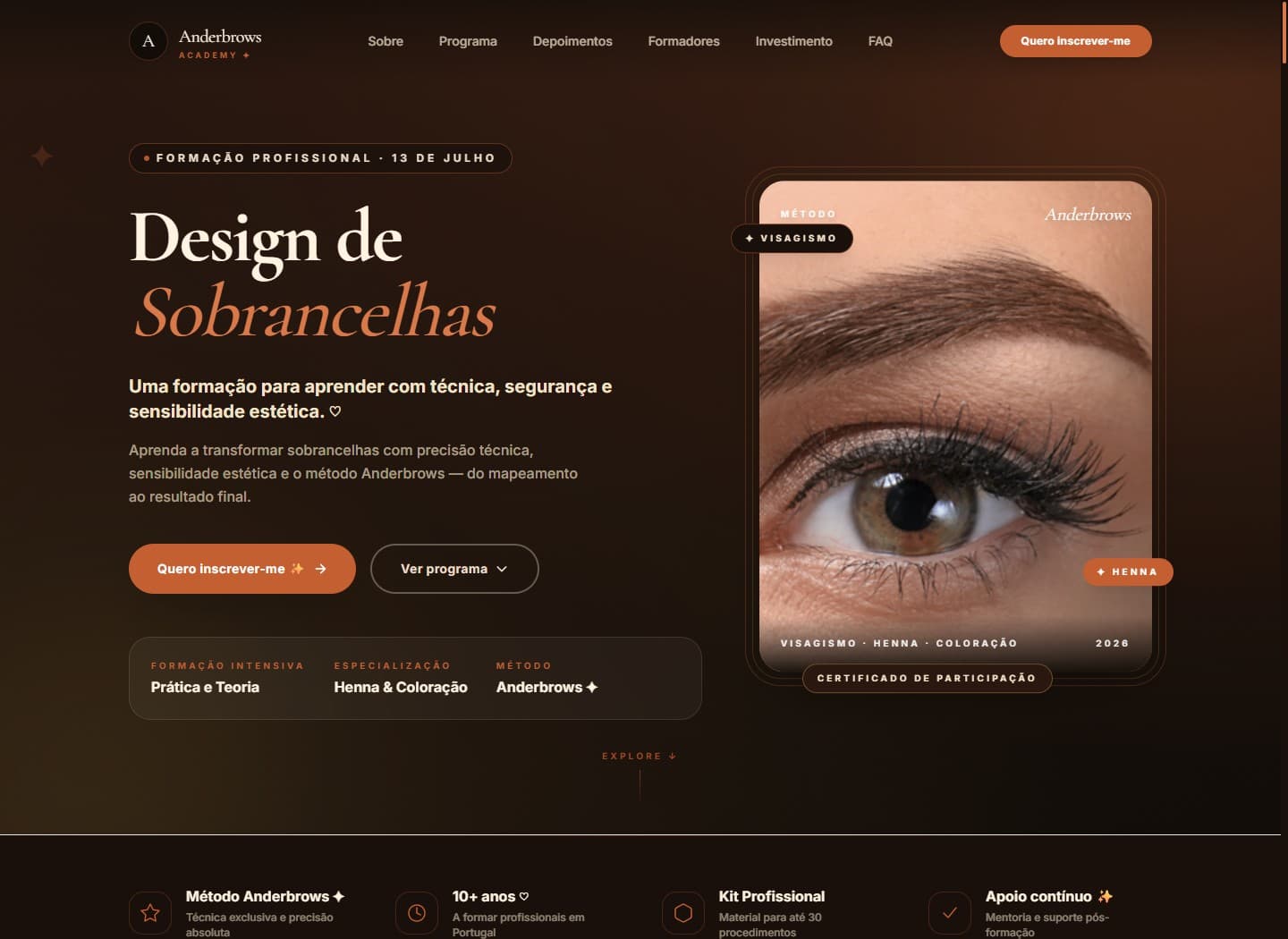 Vista previa de Anderbrows Academy